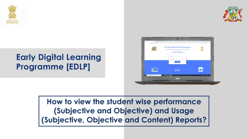 How to view the Student wise Performance and Usage reports?