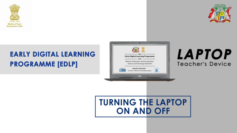 Turning the Laptop ON and OFF