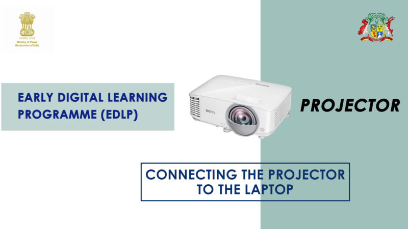 Connecting the Projector  to the Laptop