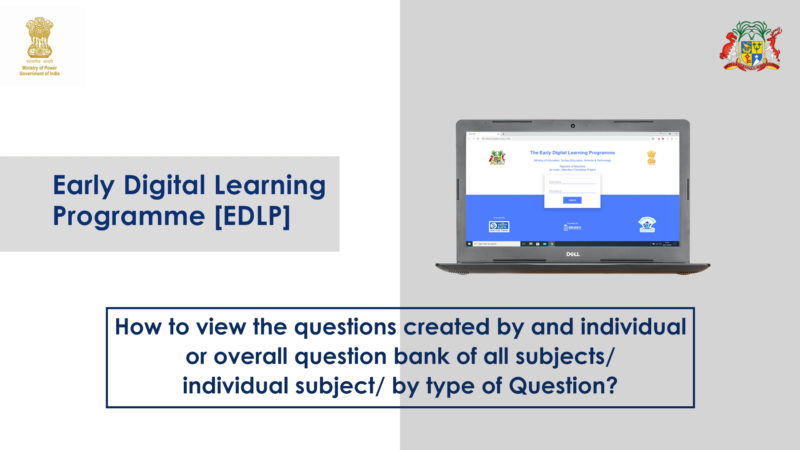 How to view the created questions?